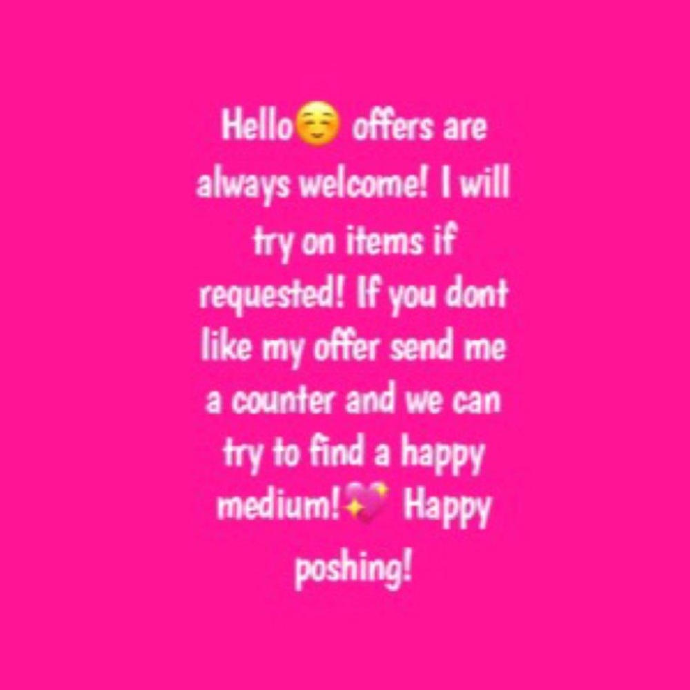 Offers welcome!💖